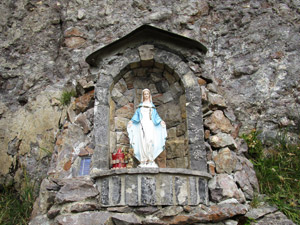Altra madonnina alla base del canalino
