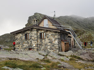 La nuova ala recentemente aggiunta al rifugio