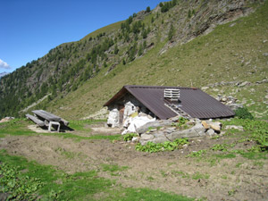Baita a quota m. 2060