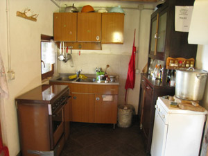 La cucina del rifugio