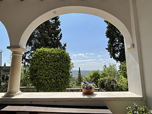 Una veduta dal santuario