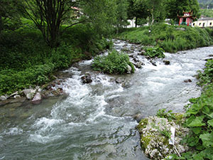 Secondo itinerario - Il Torrente Bavorgo affluisce nel Fiume Mella