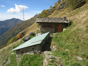 Arrivo allˈAlpe Bocc col secondo itinerario