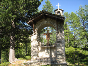 La cappella vicino al rifugio