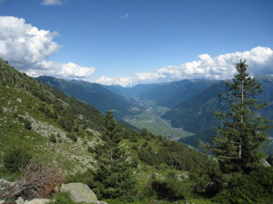 Veduta sul fondovalle