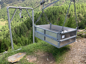 Arrivo della teleferica