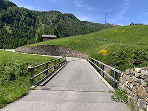 Il primo ponte sul Fiume d'Orsira