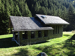 La chiesetta poco prima del Rifugio Brandet