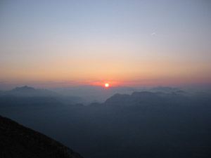 Alba al Rifugio Brioschi