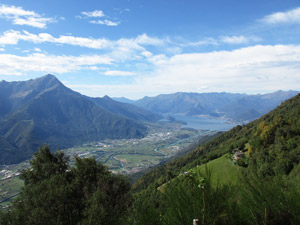 Panorama su Legnone e Alto Lario