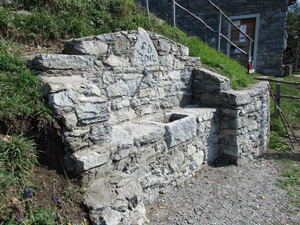 La fontana accanto al rifugio