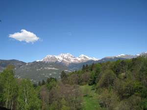 Panorama sui monti