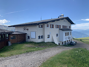 Il retro del ristorante