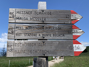 Qui inizia il giro ad anello