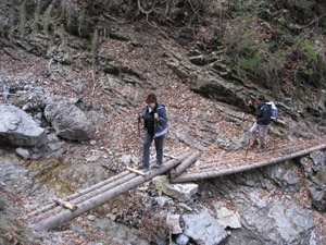 Secondo itinerario (sentiero 19): Passerelle