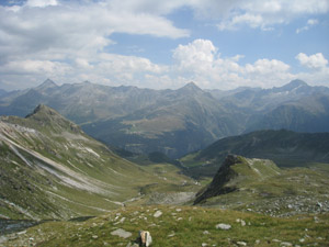 Salendo vista panoramica a valle