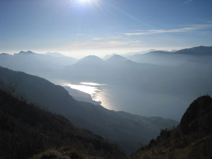 Il lago dalla Bocchetta di Lierna