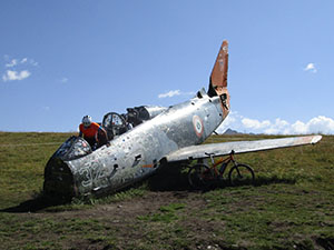 Ruderi di un aereo