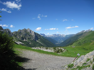 Dal Passo Campelli veduta verso la Val di Scalve
