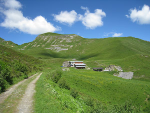 Arrivo al rifugio