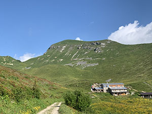 Arrivo al rifugio