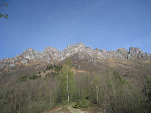 Il Monte Cancervo da lontano