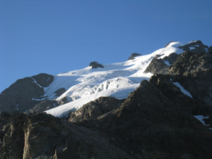 Il ghiacciaio della Cima Piazzi