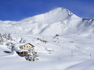 Il rifugio e il M. Sodadura