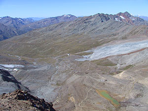 e sulla Val Cedec (il Pizzini  il puntino bianco al centro)