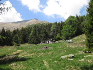 La radura con il bivacco