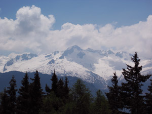 Panorama dal bivacco verso il M. Frisozzo