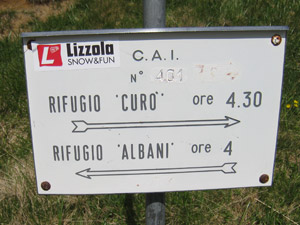 Segnavia al Passo