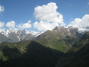Panorama tra le nuvole