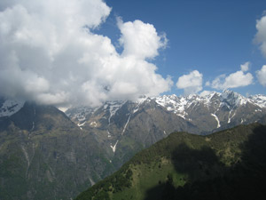Panorama tra le nuvole