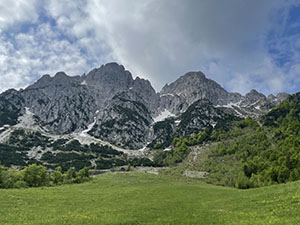 Il Monte Alben dal parcheggio