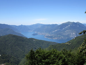 Panorama dal bivacco
