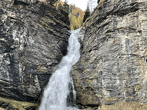 La Cascata del Torrente Devero prima di arrivare al parcheggio