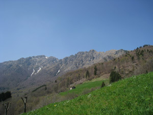 Panorama dal rifugio verso il M. Venturosa