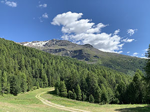 Vista sul Monte Oultoir