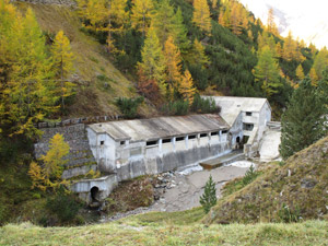 Sbarramento artificiale sul Torrente Federia