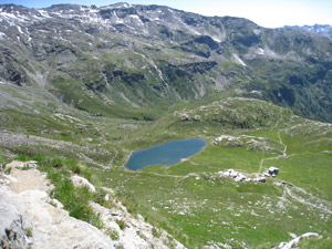 Il Lago Angeloga salendo al Lago Nero