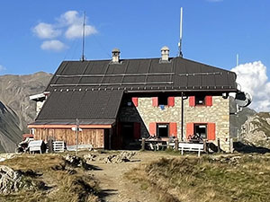 Il retro del Rifugio Citt di Busto