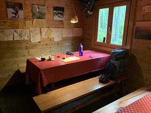 Tavolo con luce soffusa