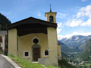 La chiesa di S. Giuseppe alla partenza