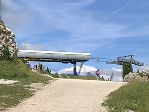 Stazione di arrivo della seggiovia "Gran Paradiso"