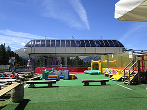 La zona giochi per i bambini