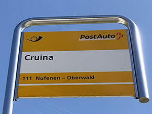 La fermata dell'AutoPostale