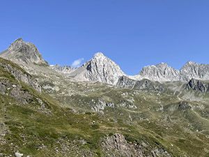 Pizzo Nero m. 2904, Forcella m. 2846 e Poncione di Mani m. 2925