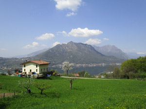 Vista sul Barro e sul Lago di Garlate