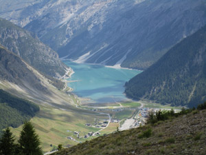 Panorama sul Lago di Livigno